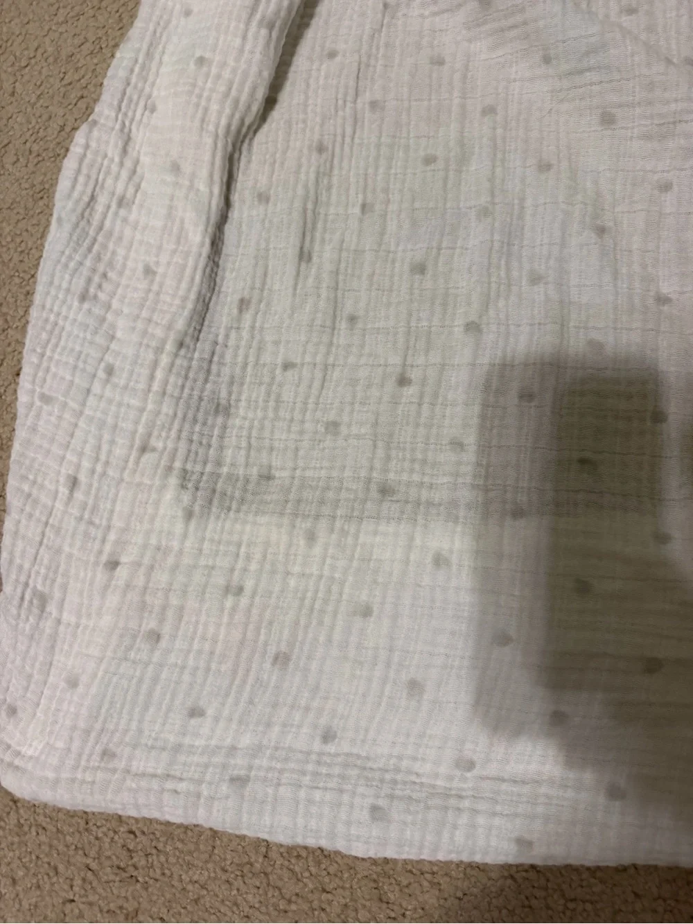 aden + anais fitted crib sheet toddler bed white with polka dots unisex neutral